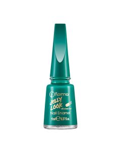 Nail enamel, JL11 Palm Coast Teal, Jelly Look, Flormar, glass and plastic, 11 ml, green, 1 piece