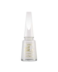 Nail enamel, JL01 Pure Milk, Jelly Look, Flormar, glass and plastic, 11 ml, white, 1 piece