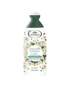 Soothing shampoo, L'Angelica, plastic, 250 ml, white and green, 1 piece