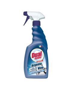 Lubricating spray detergent for silverware, Dual Power, plastic, 500 ml, blue, 1 piece