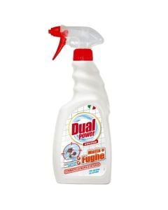 Anti-mold spray detergent for tiles, Dual Power, plastic, 500 ml, white, 1 piece