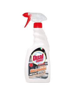 Spray cleaning detergent for internal and external microwave surfaces, Dual Power, plastic, 500 ml, white, 1 piece