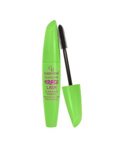 Volumizing and lengthening eyelashes mascara, Miracle Lash, Golden Rose, plastic, 9.3 ml, green, 1 piece