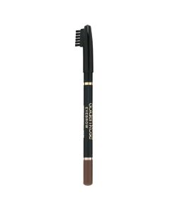 Eyebrow pencil, 102, Golden Rose, wood and plastic, 8 g, dark brown, 1 piece