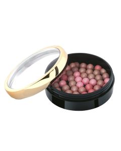 Makeup ball blush powder, 01, Ball Blusher, Golden Rose, plastic, 27 g, pink and terracotta, 1 piece