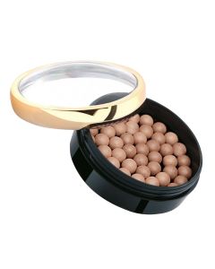 Makeup ball blush powder, 02, Ball Blusher, Golden Rose, plastic, 27 g, beige and terracotta, 1 piece