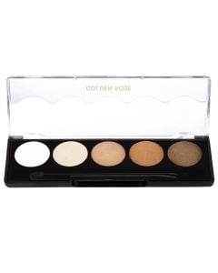 Paletë me 5 hijezues për sytë, 113 Ombre Matte, Professional Palette, Golden Rose, plastikë, 8 g, e bardhë, bezhë, kafe dhe terrakota, 1 copë