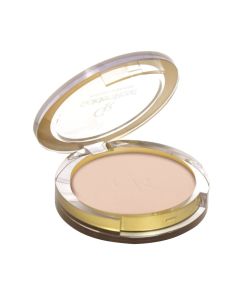 Pressed powder for face makeup, 104, Golden Rose, plastic, 12.4 g, beige, 1 piece