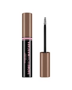 Eyebrow mascara, 24 Ore, Deborah, plastic, 9 ml, dark brown, 1 piece