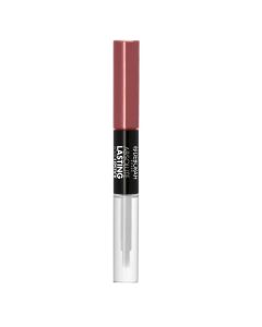 2 in 1 liquid lipstick and lip gloss, 03 Mauve, Absolute Lasting, Deborah, plastic, 8 ml, dusty pink, 1 piece