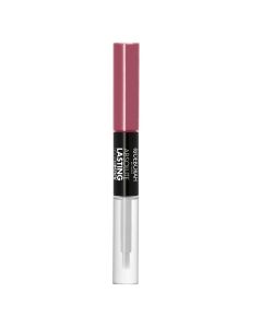 2 in 1 liquid lipstick and lip gloss, 04 Baby Pink, Absolute Lasting, Deborah, plastic, 8 ml, dark pink, 1 piece