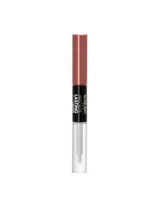 Buzëkuq i lëngshëm dhe shkëlqyes për buzët 2 në 1, 09 Real Nude, Absolute Lasting, Deborah, plastikë, 8 ml, terrakota, 1 copë