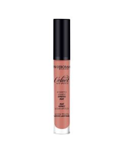 Liquid lipstick, 18 Dark Grapes, Fluid Velvet Matte, Deborah, plastic, 4.5 ml, dark purple, 1 piece