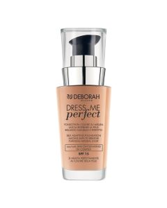 Liquid makeup foundation spray, 02 Beige, Dress Me Perfect, Deborah, plastic and glass, 30 ml, beige, 1 piece