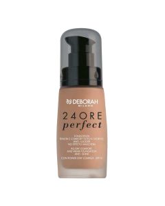 Liquid makeup foundation spray, 01 Fair, 24 Ore, Deborah, plastic and glass, 30 ml, beige, 1 piece