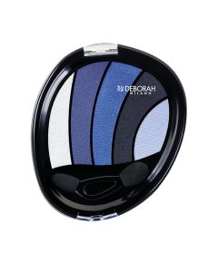 Palette with 5 eyeshadows, 08 Blue, Perfect Smokey, Deborah, plastic, 5 g, miscellaneous, 1 piece