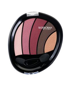Paletë me 5 hijezues për sytë, 02 Rose, Perfect Smokey, Deborah, plastikë, 5 g, mikse, 1 copë