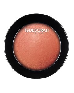 Makeup blush powder, 63 Apricot, Fard Hi-Tech, Deborah, plastic, 4 g, coral, 1 piece