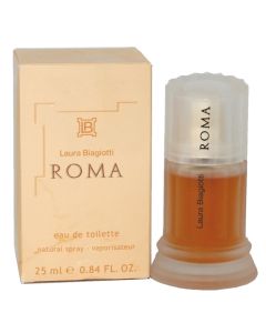 Eau de toilette (EDT) for women, Roma, Laura Biagiotti, glass, 25 ml, orange, 1 piece