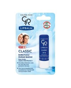 Lip balm, Classic, Golden Rose, plastic, 5.5 ml, blue, 1 piece