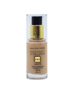 3 in 1 liquid makeup foundation spray, 75 Golden, All Day Flawless, FaceFinity, Max Factor, plastic and glass, 30 ml, beige, 1 piece