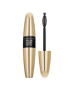 Volumizing eyelashes mascara, False Lash Epic, Max Factor, plastic, 13 ml, black and gold, 1 piece
