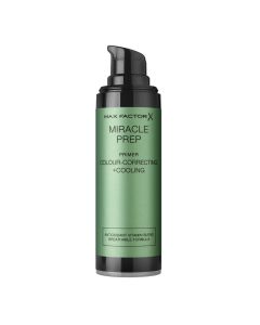 Colour-correcting and cooling makeup primer, Miracle Prep, Max Factor, plastic, 30 ml, green and black, 1 piece