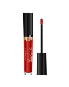 Liquid lipstick, 025 Red Luxury, LipFinity, Velvet Matte, Max Factor, plastic, 3.5 ml, red, 1 piece