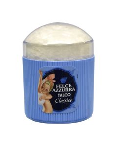 Talcum powder, Classico, Felce Azzurra, Paglieri, plastic and nylon, 250 g, blue and pink, 1 piece