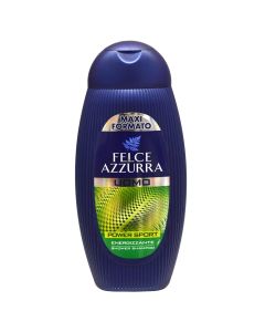 Hair and body shampoo, Uomo Dynamic, Felce Azzurra, Paglieri, plastic, 400 ml, blue and yellow, 1 piece