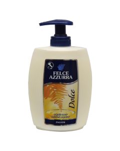 Liquid soap, Dolce, Felce Azzurra, Paglieri, plastic, 300 ml, blue and yellow, 1 piece