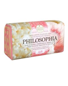 Regenerating solid soap, Philosophia, Nesti Dante, paper, 250 g, pink and white, 1 piece