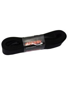 Ribbon, satin, 4x1000 cm, black, 1 piece