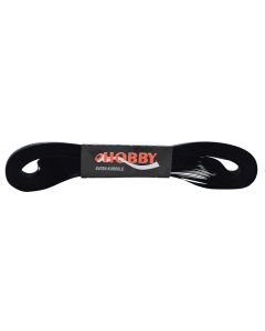 Ribbon ribbon, 1 cm x 10 m, polyester, black, 1 piece