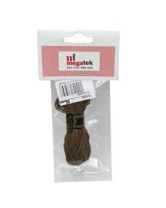 Muline for embroidery, 8.75yd, 100% cotton, brown, 1 piece