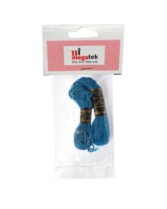 Muline for embroidery, 8.75yd, 100% cotton, sky blue, 1 piece