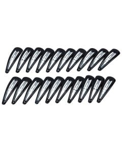 Hair clips, 20 pieces, mixed