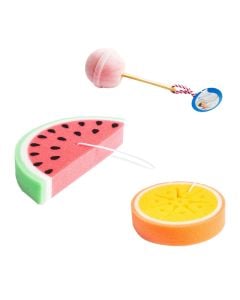 Baby shower sponge, LOLLY design, mixed