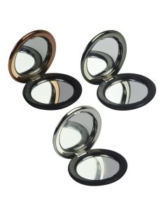 Cosmetic mirror, plastic, 6.5 cm, mixed