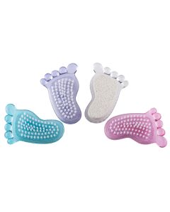 Heel cleaner stones with messaging brush, 2 in 1, 11.5x8x3.8 cm, mixed