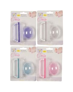 Set of Nail brushes, 9x4.5 cm, mixed, 2 pieces
