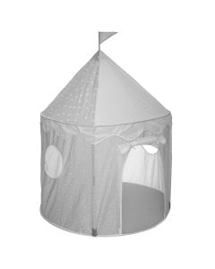 Pop-up tent for kds, Atmosphera, fiberglass and polyester, 135x100x100 cm, gray, 1 piece