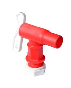 Plastic faucet 3/4 "M with nut for viscous liquids
