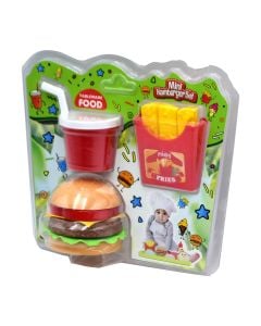 Tableware food set, plastic, 21x19x8 cm, miscellaneous, 10 pieces