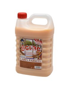 Parquet floor detergent, Scrac, plastic, 4 l, beige, 1 piece