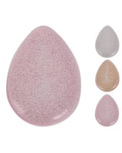 Foundation sponge applicator, Eleganza, silicone rubber, 5x5x1 cm, miscellaneous, 1 piece