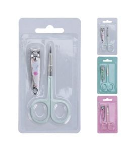 Manicure set, Koopman, metal, 12x6x0.8 cm, miscellaneous, 2 pieces