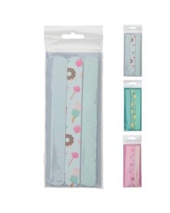 Nail file set, Koopman, EVA plastic, 18x12 cm, miscellaneous, 3 pieces