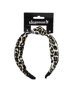 Hair band, Eleganza, plastic and synthetic velvet, 16x13x4 cm, miscellaneous, 1 piece