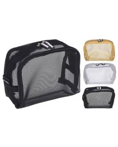 Cosmetic storage bag, nylon, 17.5x15x5 cm, miscellaneous, 1 piece